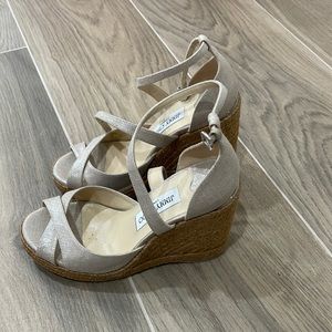 Jimmy Choo espadrilles size 36.5 in like new condition no box